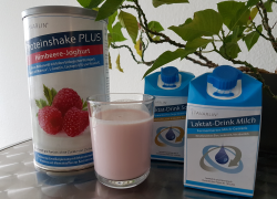 Proteinshake PLUS und Laktat-Drink